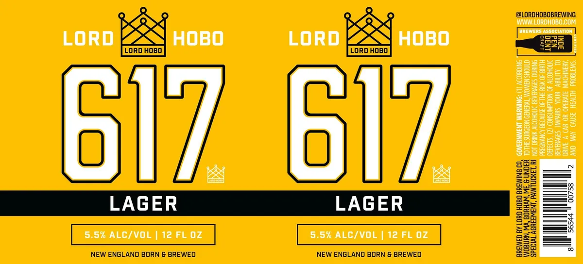 617 Lager — full label as filed with TTB