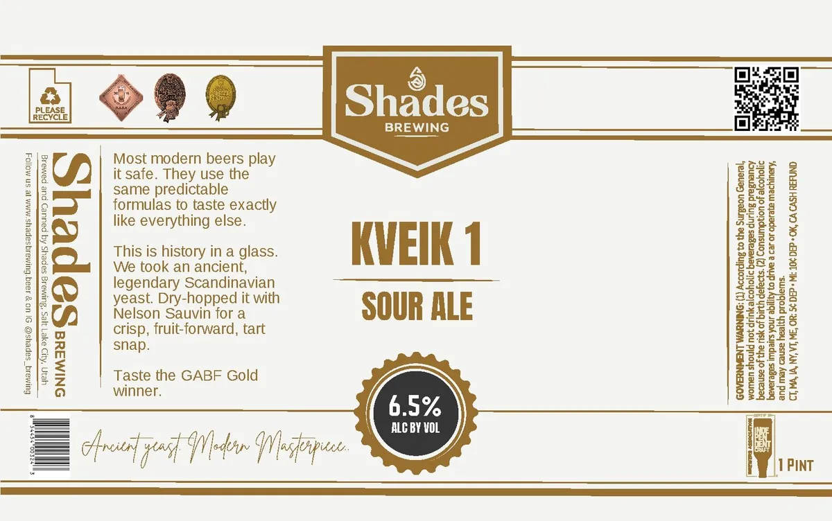 Kveik 1 label