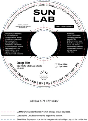 Orange Slice label