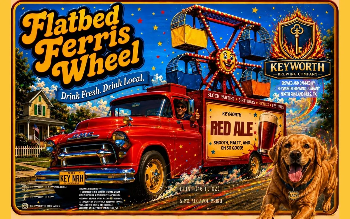 Flatbed Ferris Wheel — full label as filed with TTB