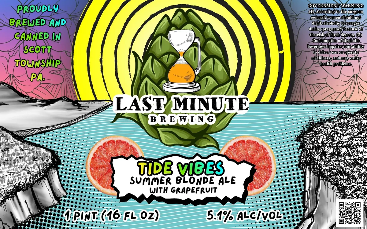 Tide Vibes Summer Blonde Ale With Grapefruit — full label as filed with TTB