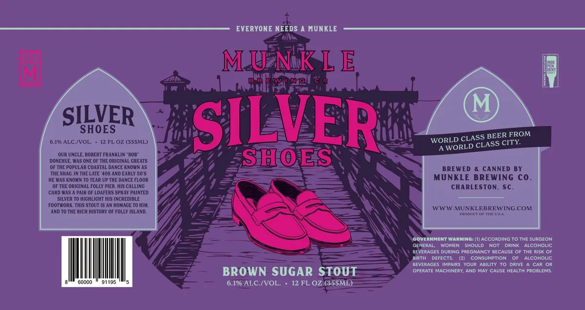 Silver Shoes — full label as filed with TTB
