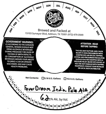 Fever Dream India Pale Ale label