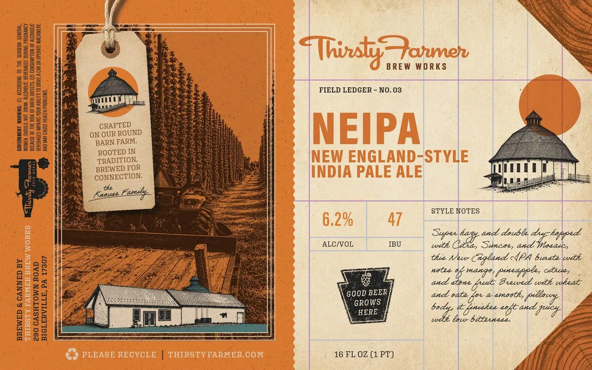 NEIPA — full label as filed with TTB
