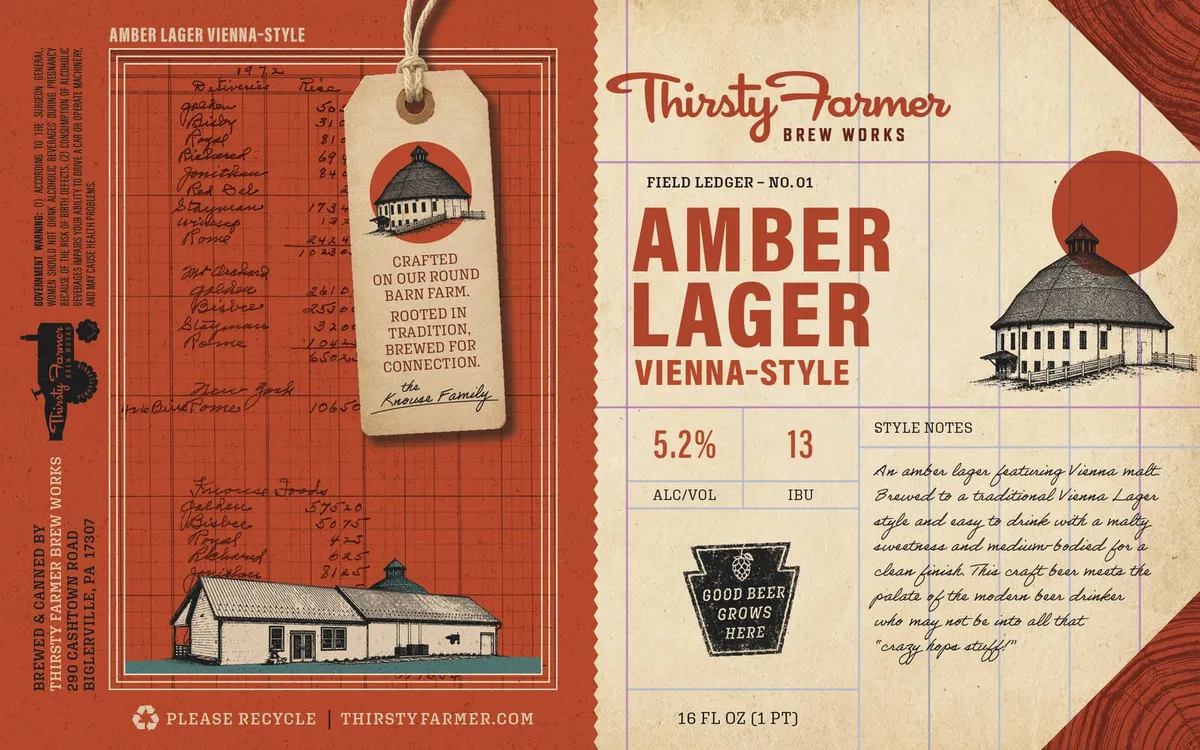 Amber Lager Vienna-Style — full label as filed with TTB