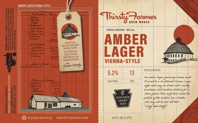 Amber Lager Vienna-Style label
