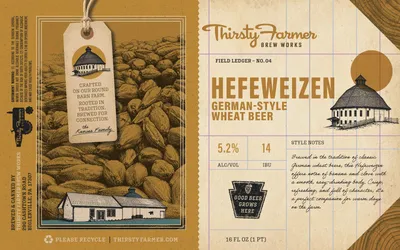 Hefeweizen label