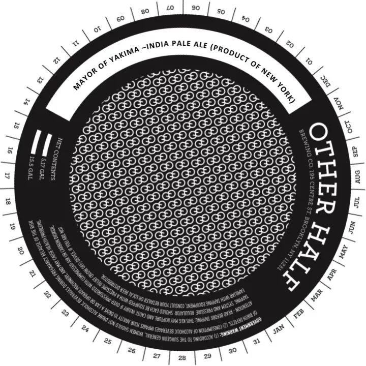 Mayor of Yakima — full label as filed with TTB