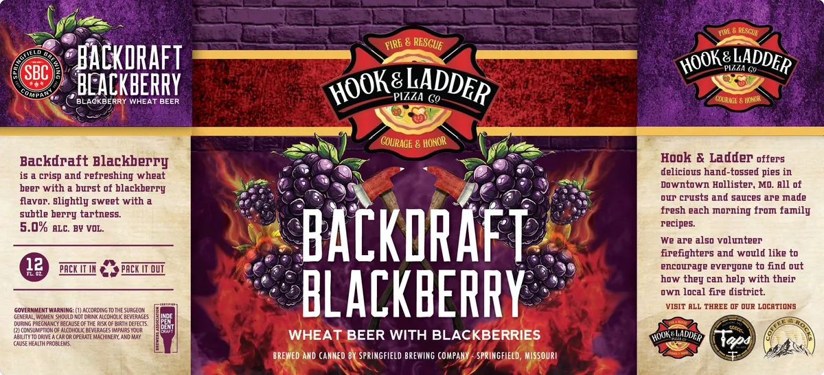 Backdraft Blackberry — full label as filed with TTB