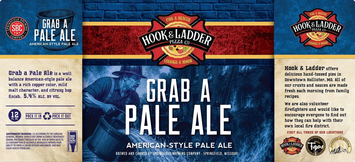 Grab A Pale Ale — full label as filed with TTB