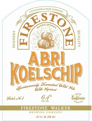 Abrikoelschip label