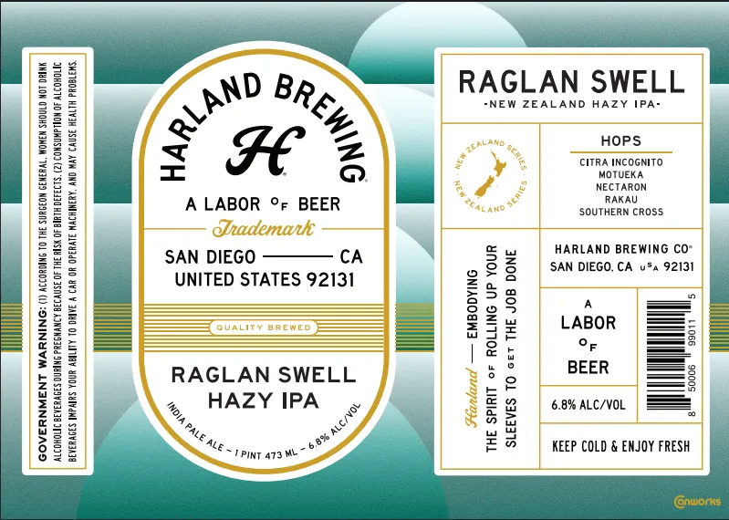 Raglan Swell — full label as filed with TTB