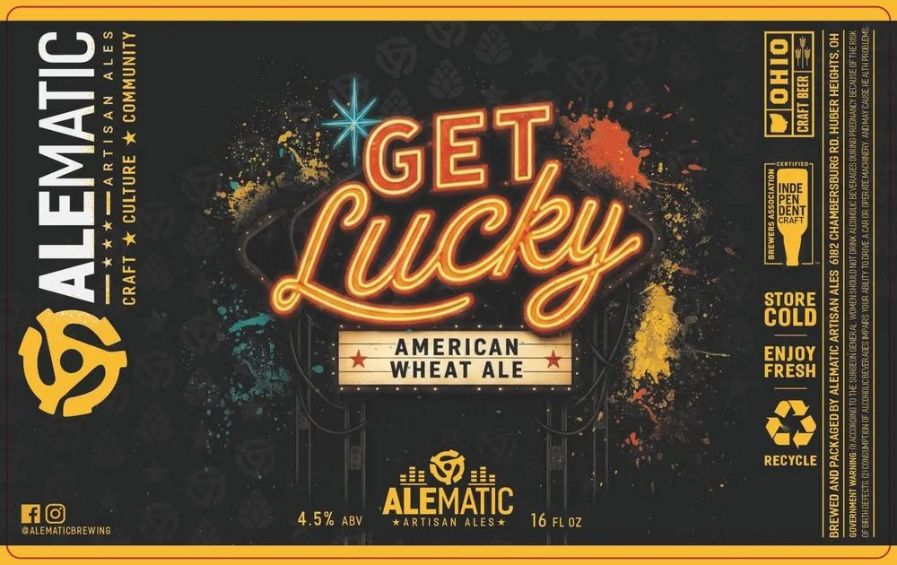 Get Lucky — full label as filed with TTB