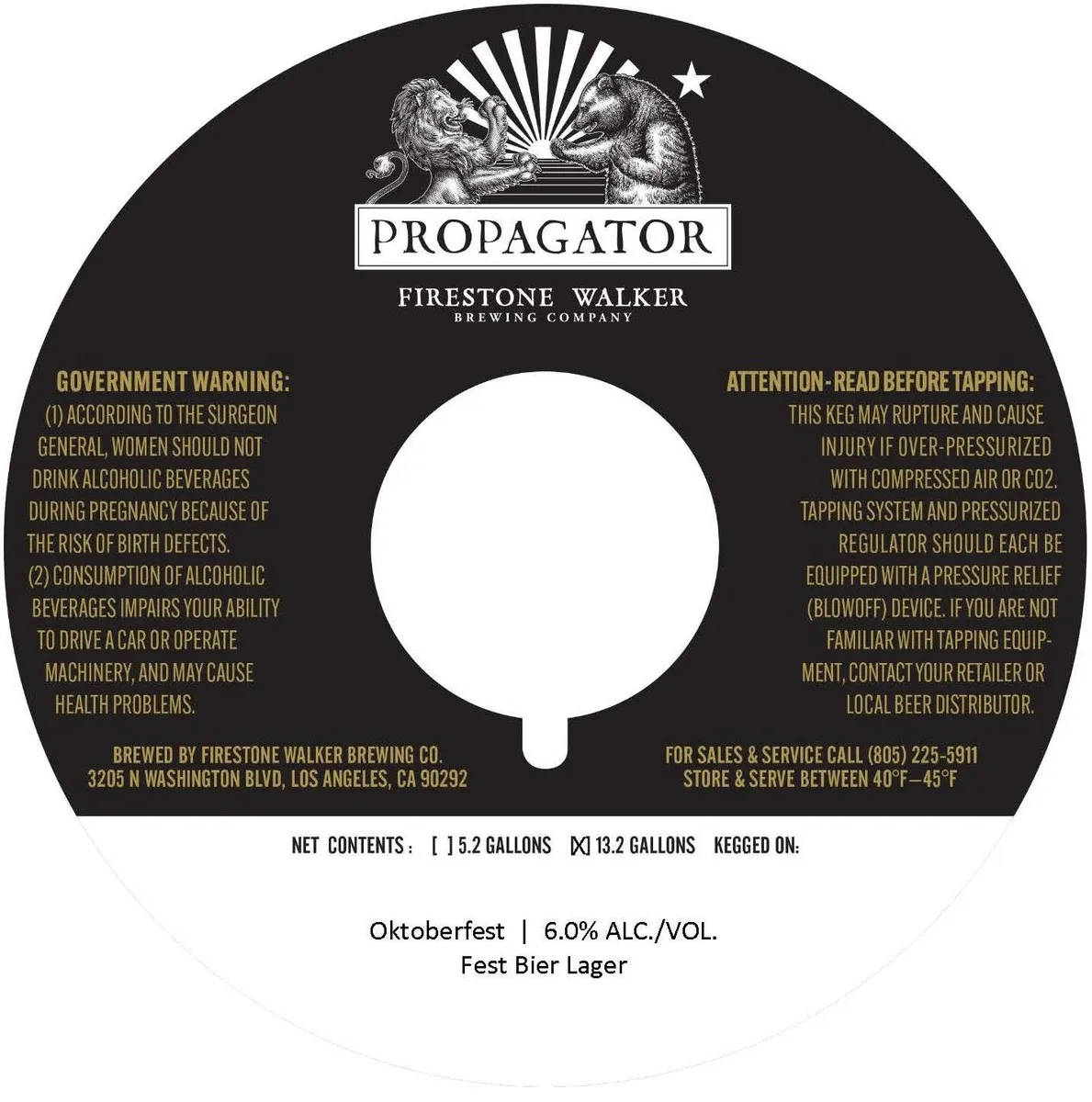 Oktoberfest — full label as filed with TTB