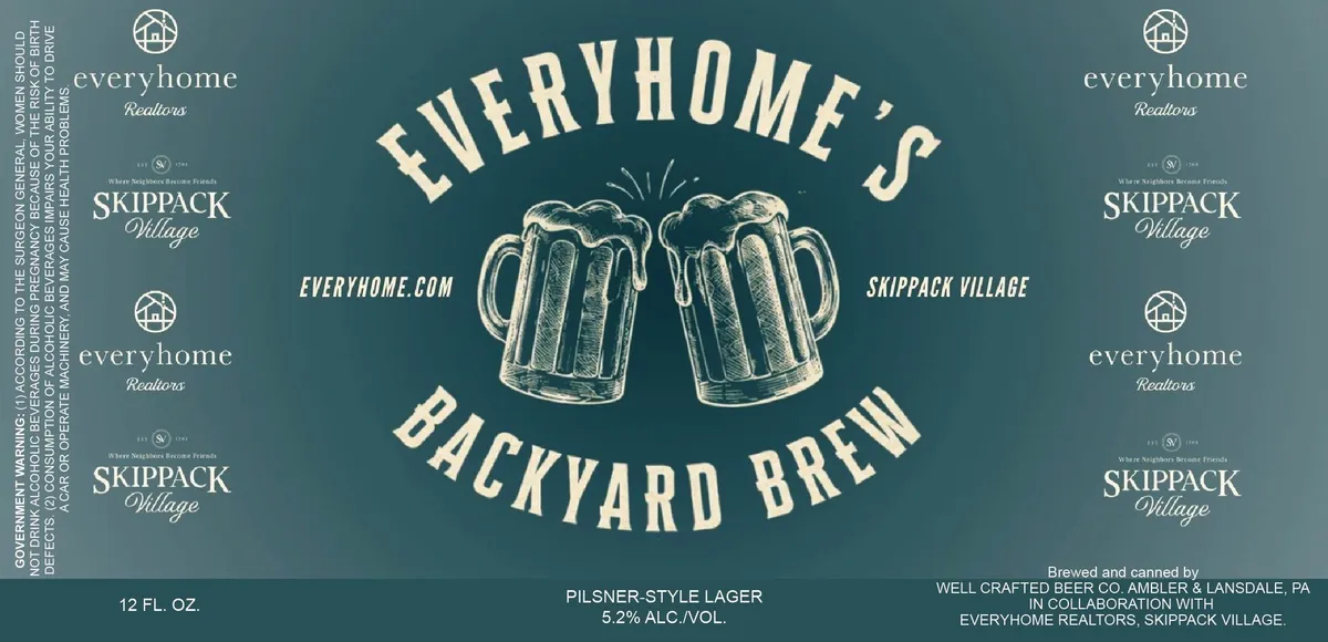 Everyhome's Backyard Brew — full label as filed with TTB