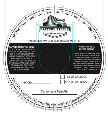 Curve India Pale Ale label