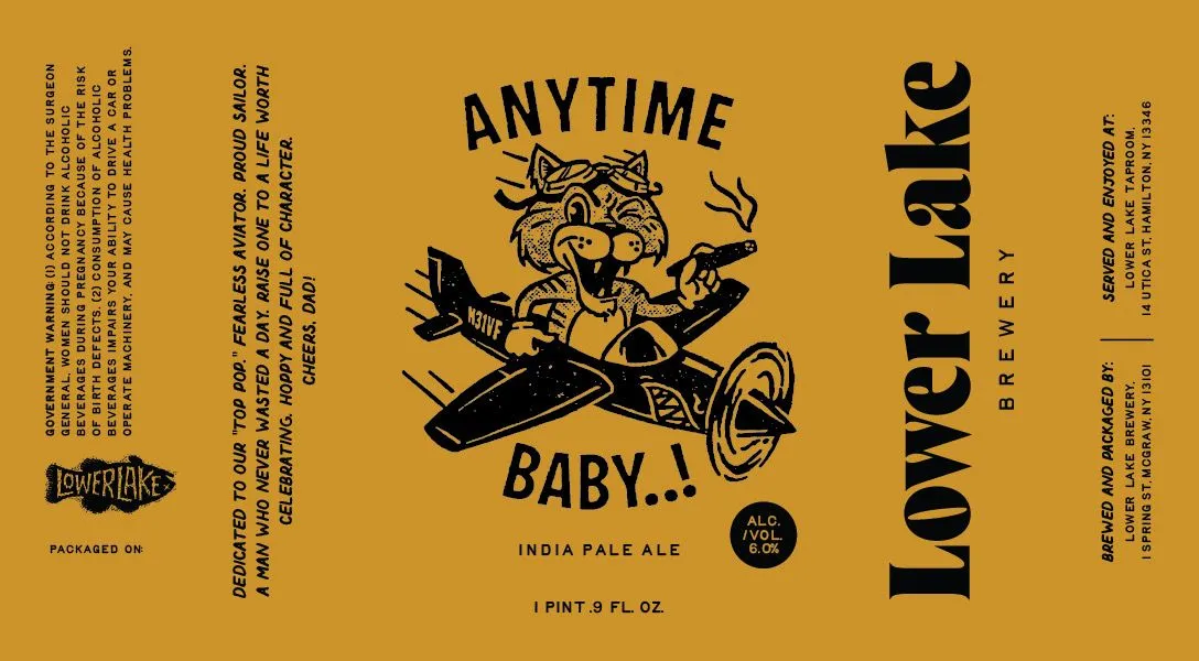 Anytime Baby..! — full label as filed with TTB