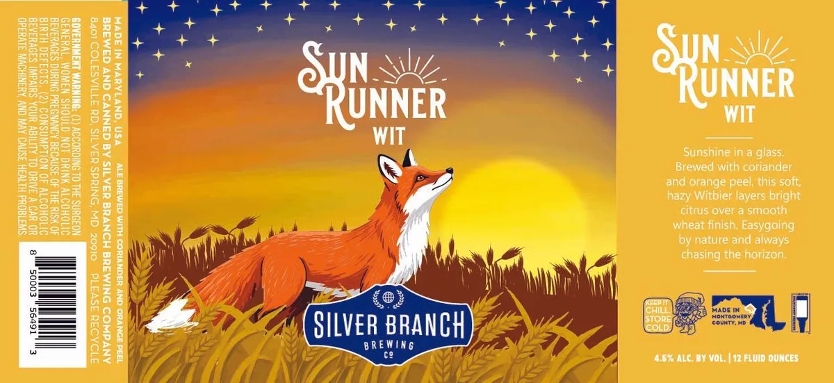 Sun Runner Wit — full label as filed with TTB