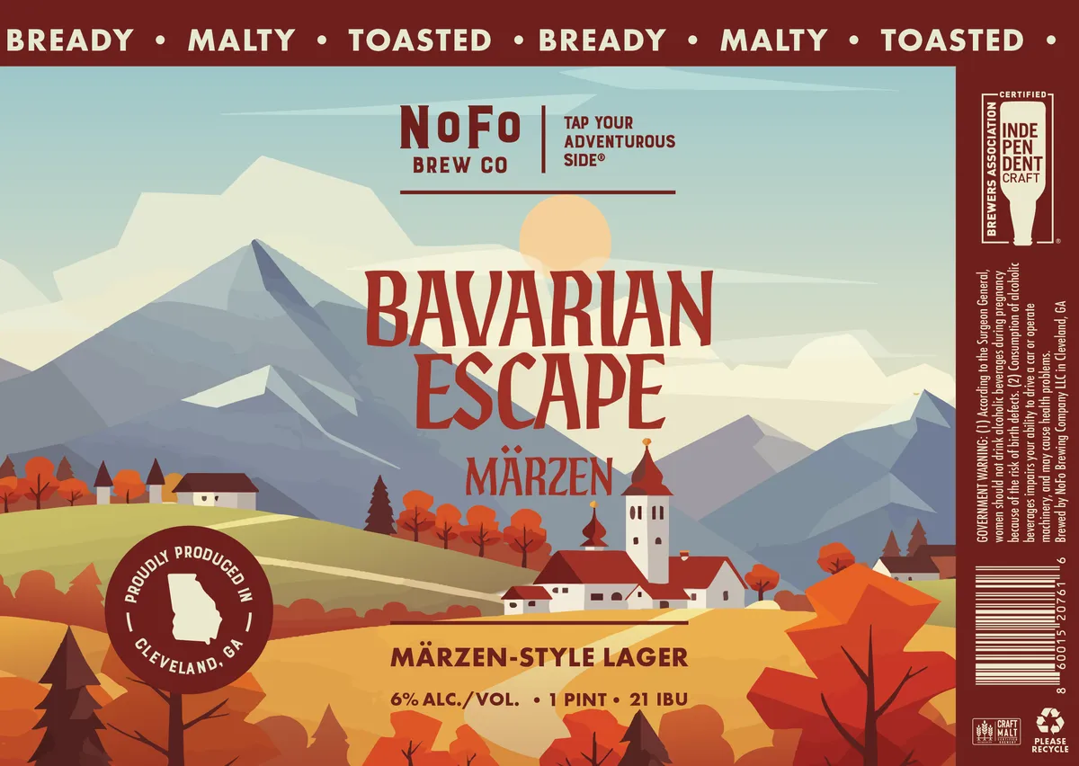 Bavarian Escape — full label as filed with TTB