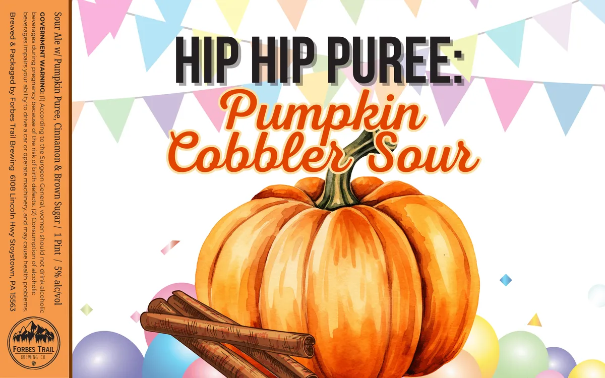Hip Hip Puree: Pumpkin Cobbler Sour — full label as filed with TTB