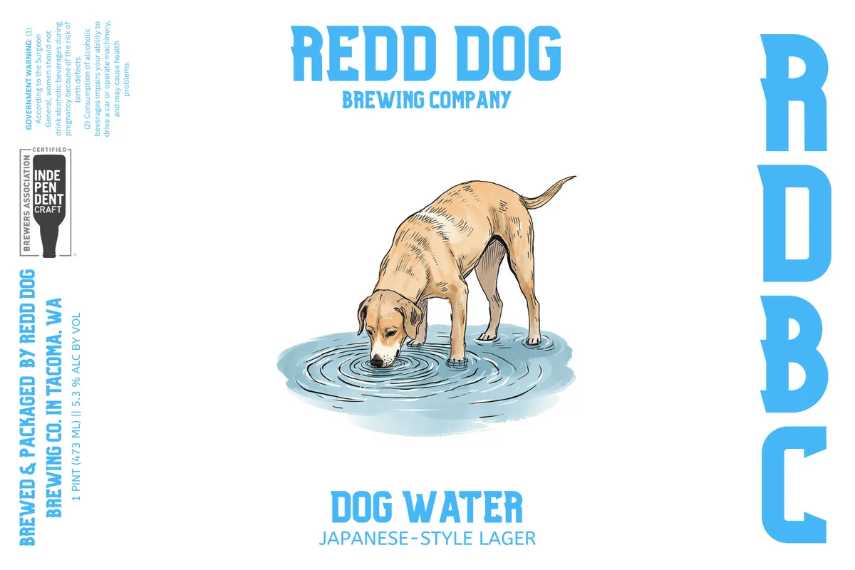 Dog Water — full label as filed with TTB