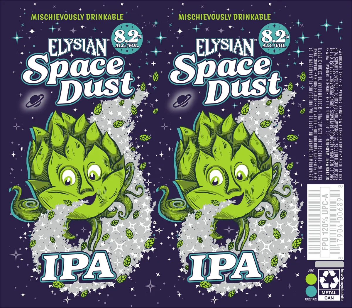 Space Dust IPA — full label as filed with TTB