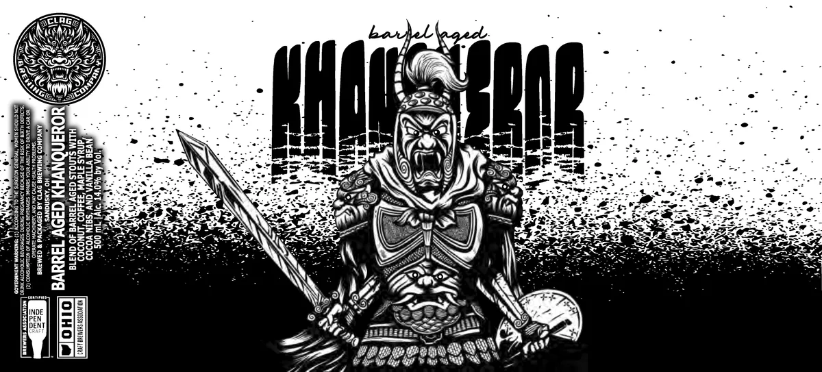 Barrel Aged Khanqueror — full label as filed with TTB