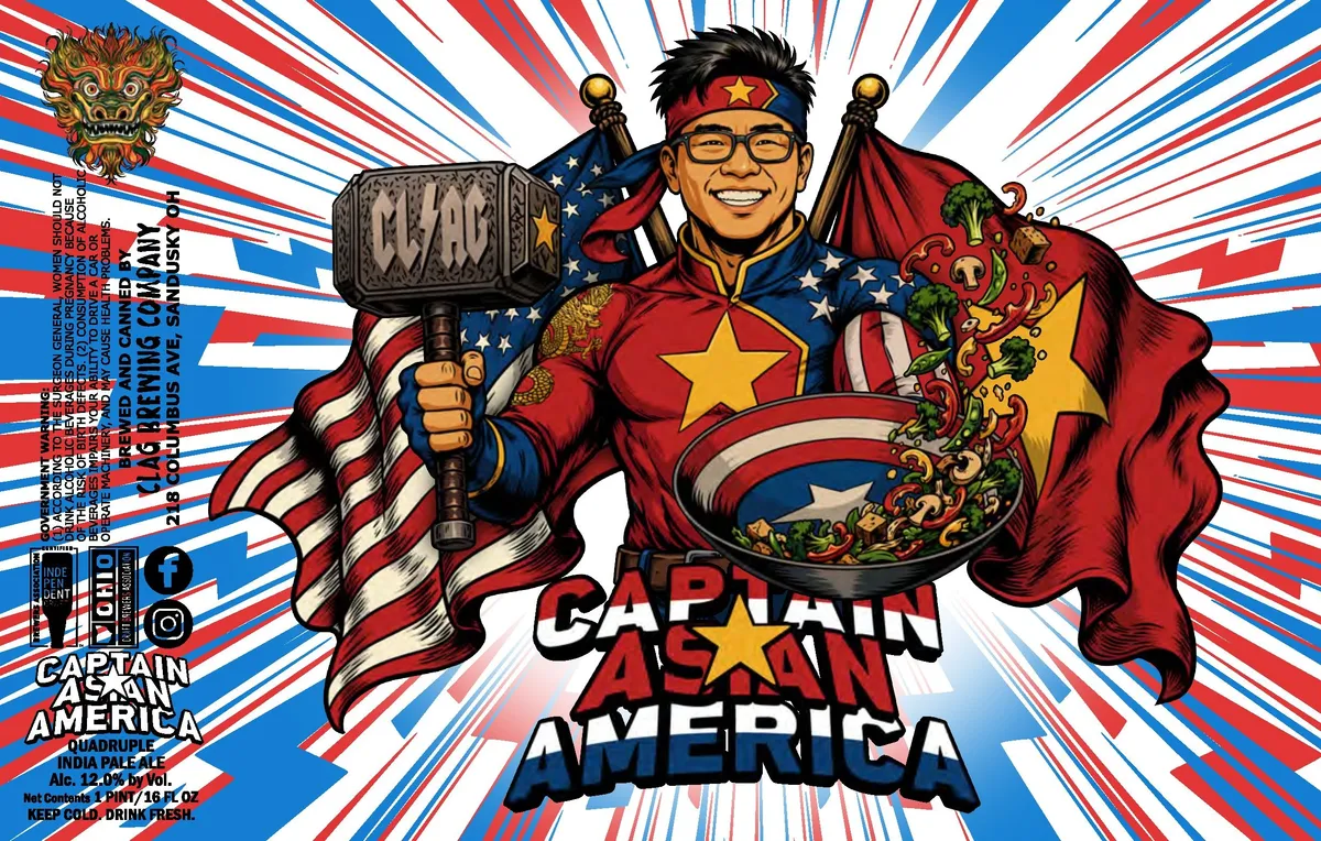 Captain Asian America — full label as filed with TTB