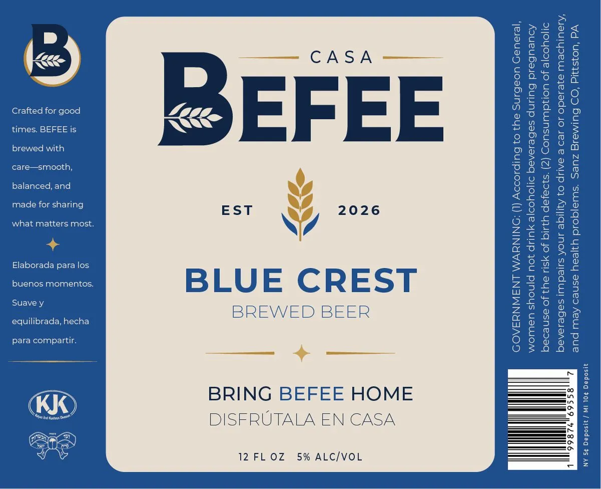 Blue Crest label