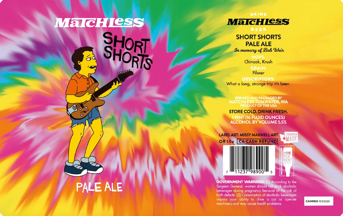 Short Shorts — full label as filed with TTB