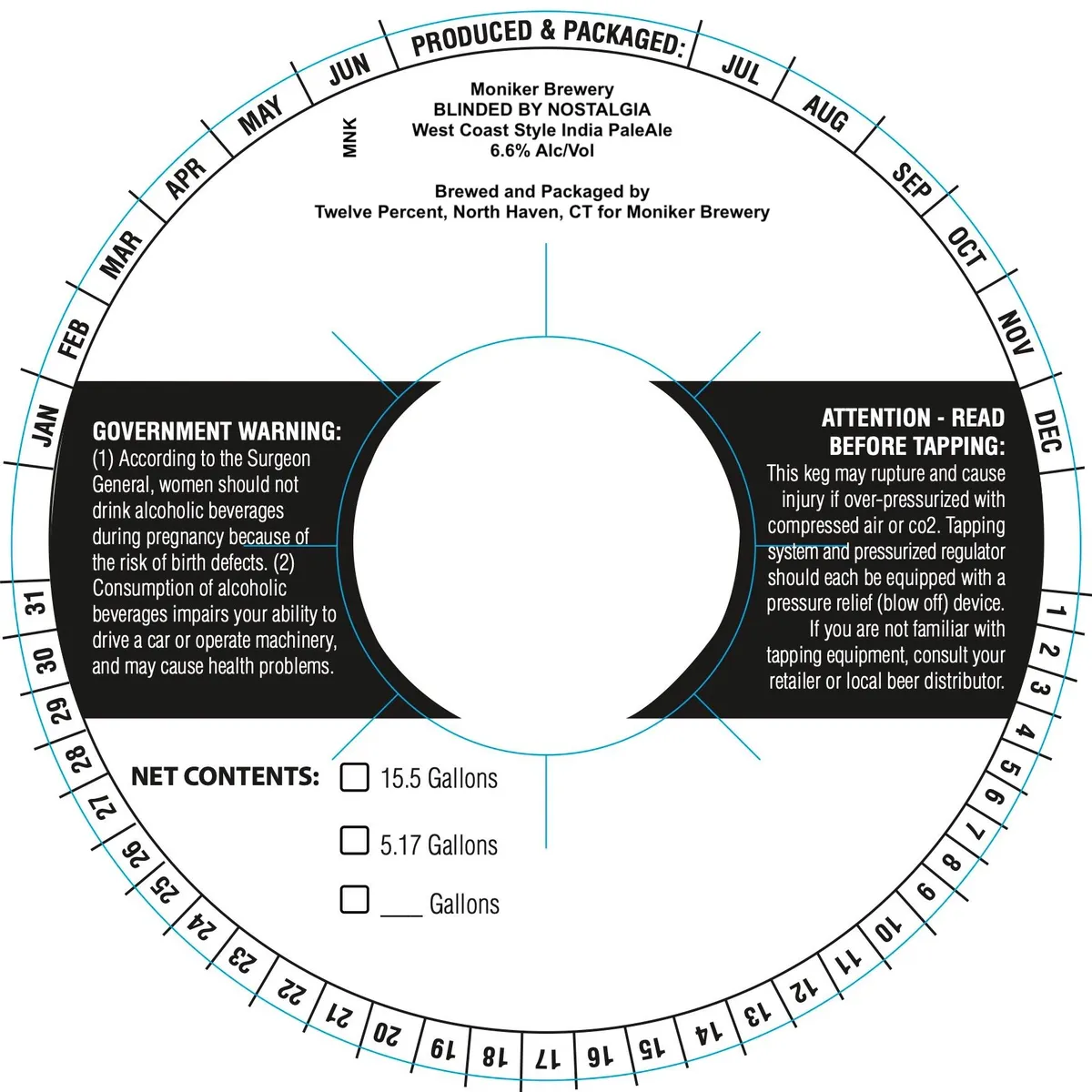 Blinded By Nostalgia — full label as filed with TTB