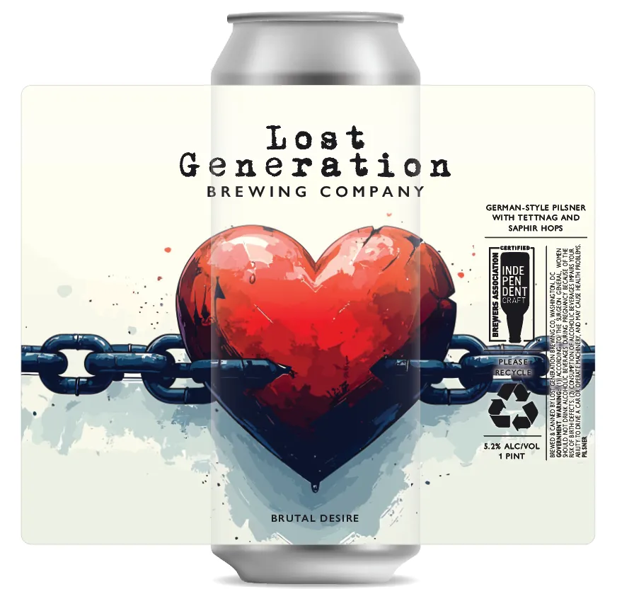 Brutal Desire — full label as filed with TTB