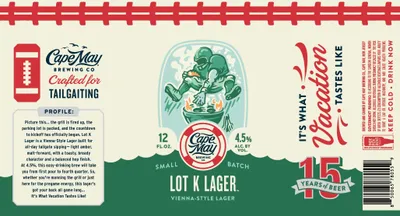 Lot K Lager label