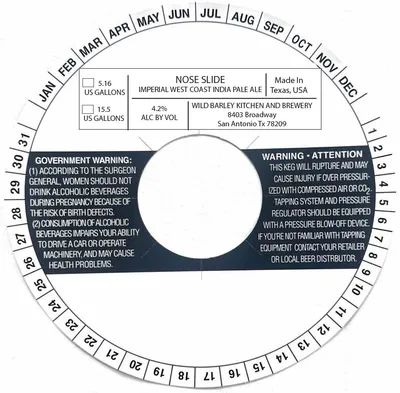 Nose Slide label