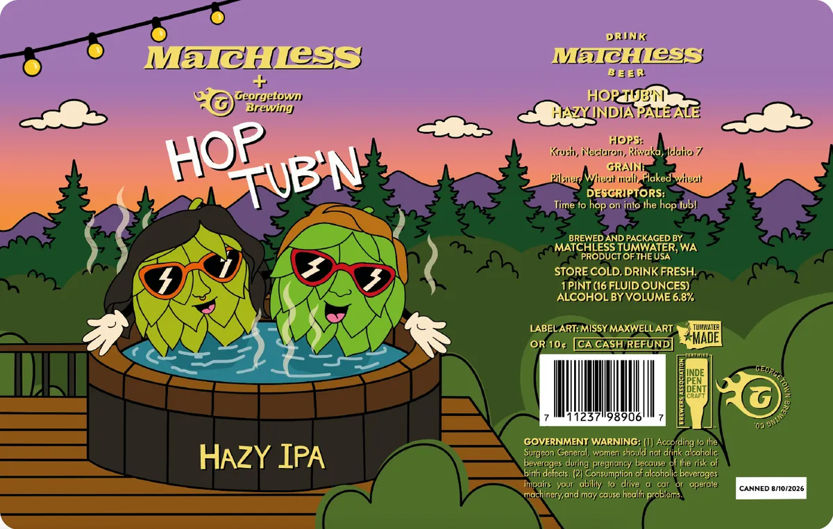 Hop Tub'n — full label as filed with TTB