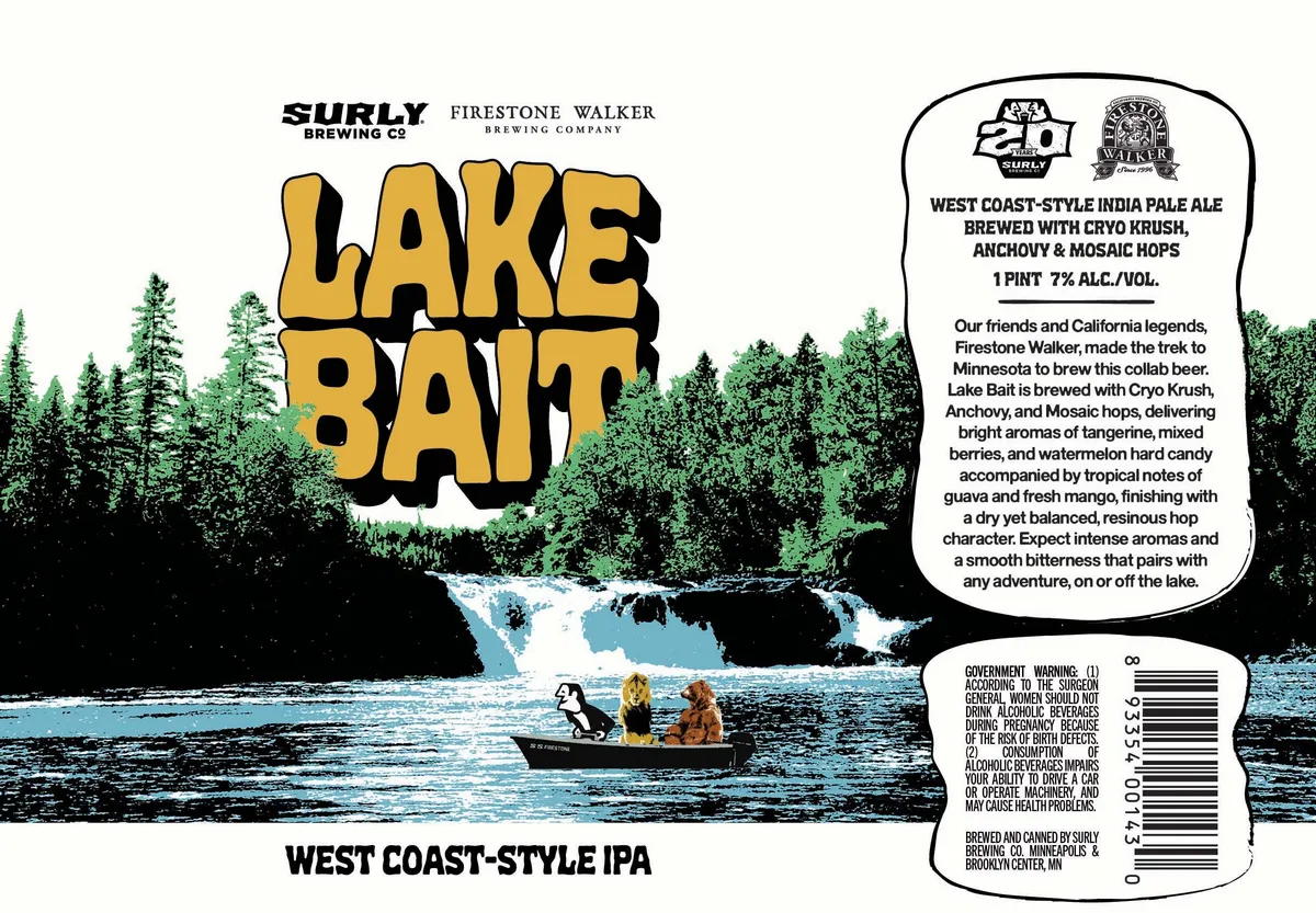 Lake Bait — full label as filed with TTB