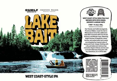 Lake Bait label