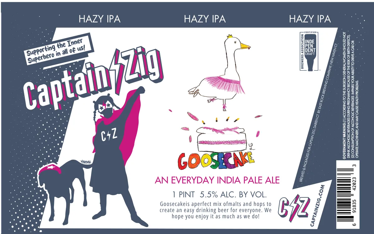 Goosecake — full label as filed with TTB
