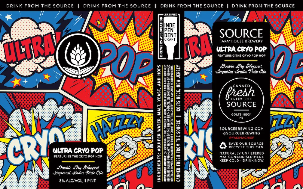 Ultra Cryo Pop — full label as filed with TTB