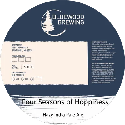 Four Seasons of Hoppiness label