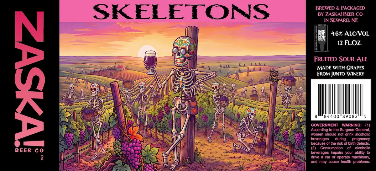 Skeletons — full label as filed with TTB
