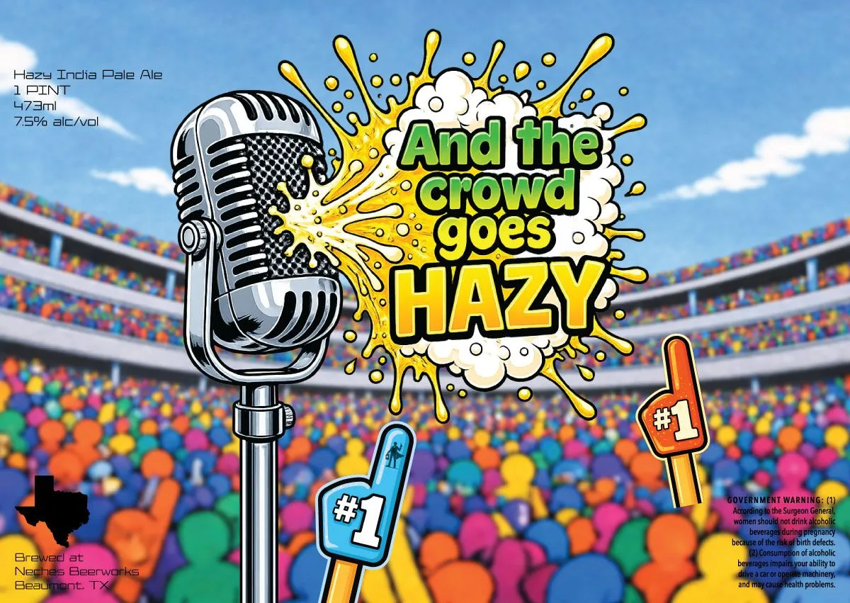 And the Crowd Goes Hazy — full label as filed with TTB