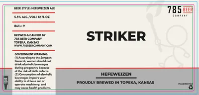 Striker label