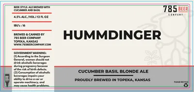 Hummdinger label