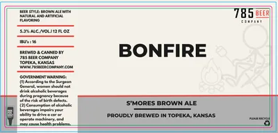 Bonfire label