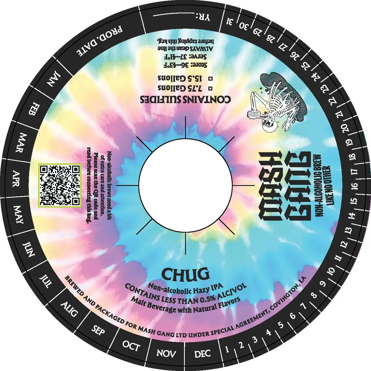 CHUG IPA — full label as filed with TTB