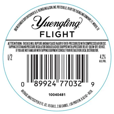Yuengling Flight label