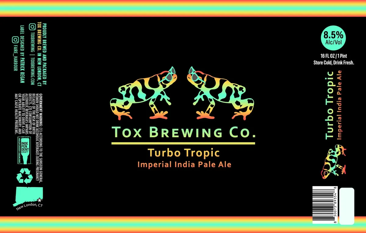 Turbo Tropic label