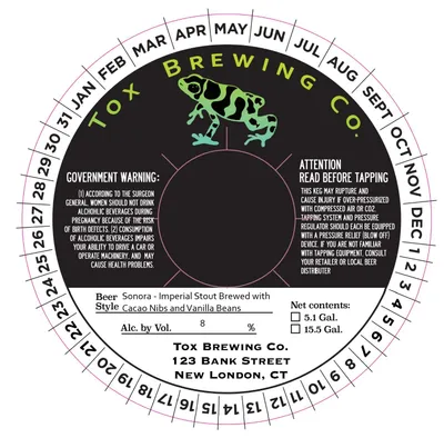Beer Sonora label