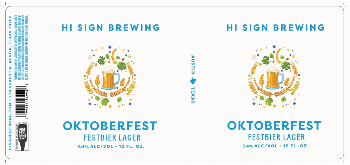 Oktoberfest Festbier Lager — full label as filed with TTB